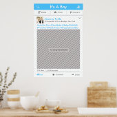 ソーシャルメディアパーティーフレームフォトブースプロップ ポスター (キッチン)