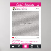 ソーシャルメディアパーティーフレーム写真ブースプロップポスター ポスター (正面)