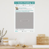 ソーシャルメディアパーティーフレーム写真ブースプロップポスター ポスター (キッチン)