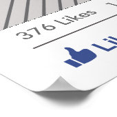 ソーシャルメディアパーティーフレーム写真ブースプロップポスター ポスター (角)