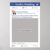 ソーシャルメディアパーティーフレーム写真ブースプロップポスター ポスター (正面)