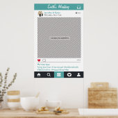 ソーシャルメディアパーティーフレーム写真ブースプロップポスター ポスター (キッチン)