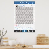 ソーシャルメディアパーティーフレーム写真ブースプロップポスター ポスター (キッチン)