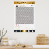 ソーシャルメディアパーティーフレーム写真ブースプロップポスター ポスター (キッチン)