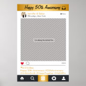 ソーシャルメディアパーティーフレーム写真ブースプロップポスター ポスター (正面)