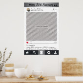 ソーシャルメディアパーティーフレーム写真ブースプロップポスター ポスター (キッチン)