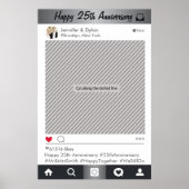 ソーシャルメディアパーティーフレーム写真ブースプロップポスター ポスター (正面)