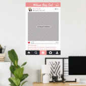 ソーシャルメディアパーティーフレーム写真ブース小道具ポスター ポスター (ホームオフィス)