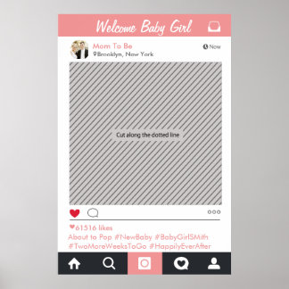 ソーシャルメディアパーティーフレーム写真ブース小道具ポスター ポスター