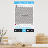 ソーシャルメディアパーティーフレーム写真ブース小道具ポスター ポスター (キッチン)