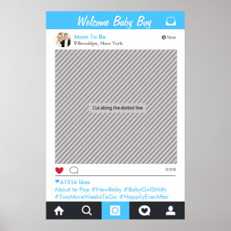 ソーシャルメディアパーティーフレーム写真ブース小道具ポスター ポスター