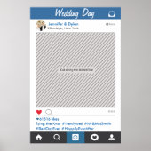 ソーシャルメディアパーティーフレーム写真ブース小道具ポスター ポスター (正面)