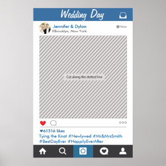 ソーシャルメディアパーティーフレーム写真ブース小道具ポスター ポスター