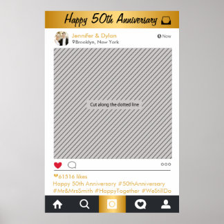 ソーシャルメディアパーティーフレーム写真ブース小道具ポスター ポスター