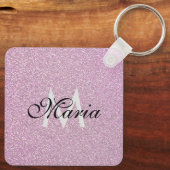 ソーシャルメディアビジネスロゴQRコードモノグラムの キーホルダー (裏面)