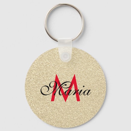 ソーシャルメディアビジネスロゴQRコード赤モノグラムの色 キーホルダー (裏面)