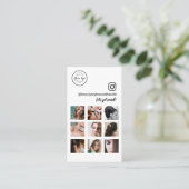 ソーシャルメディアビューティーサロンインスタグラム写真 名刺 (スタンド正面)