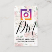 ソーシャルメディアフォトアイコン |ヴィンテージフローラ 名刺 (正面)