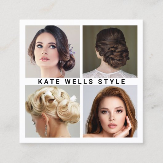 ソーシャルメディアフォトカード – Instagram スクエア名刺 (正面)