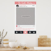 ソーシャルメディアフレームパーティー写真小道具 ポスター (キッチン)