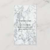 ソーシャルメディアプロモーション |大理石 名刺 (裏面)