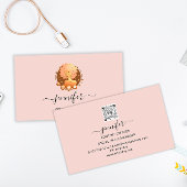 ソーシャルメディアマネージャコンテンツクリエータロゴQRピンク 名刺