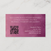 ソーシャルメディアマネージャー 名刺 (裏面)