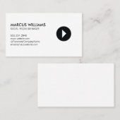 ソーシャルメディアマネージャ遊のアイコン 名刺 (正面/裏面)