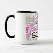 ソーシャルメディアマーケティングコンボマグカップ マグカップ (左)