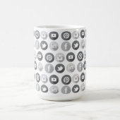 ソーシャルメディアマーケティング管理者ギフト コーヒーマグカップ (中央)