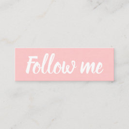 ソーシャルメディアミニマリストのピンモダンクインスタグラム スキニー名刺