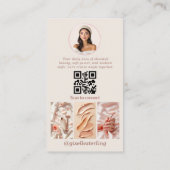 ソーシャルメディアラグジュアリーインスタグラムティクトックモダン 名刺 (裏面)