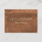 ソーシャルメディアレザー名刺 名刺 (正面)