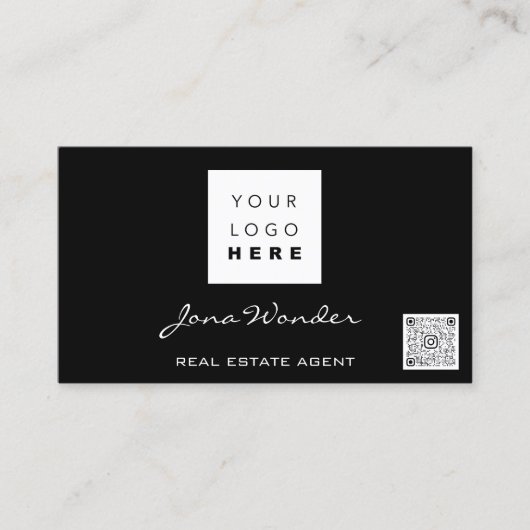 ソーシャルメディアロカスタムゴ写真QRCode TikTokTwitte 名刺 (正面)