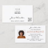 ソーシャルメディアロカスタムゴ写真QRCode TikTokYOUTUb 名刺 (正面/裏面)