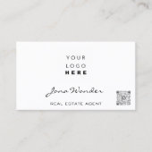 ソーシャルメディアロカスタムゴ写真QRCode TikTokYOUTUb 名刺 (正面)