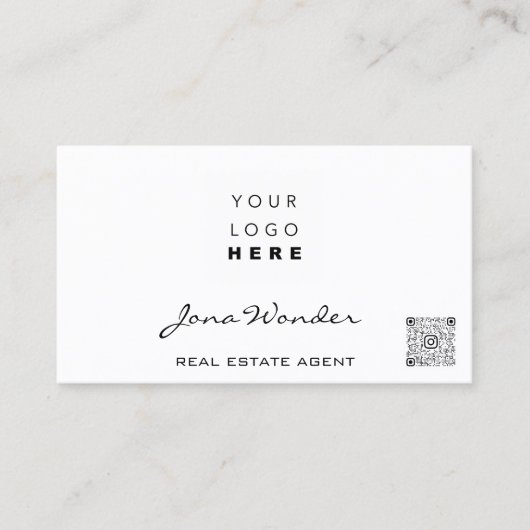 ソーシャルメディアロカスタムゴ写真QRCode TikTokYOUTUb 名刺 (正面)