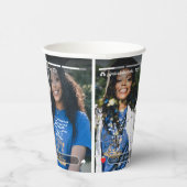 ソーシャルメディア事例写真撮影後卒業式パーティー 紙コップ (右)