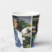 ソーシャルメディア事例写真撮影後卒業式パーティー 紙コップ (正面)