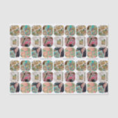 ソーシャルメディア写真テンプレートコラージュ 薄葉紙 (正面)