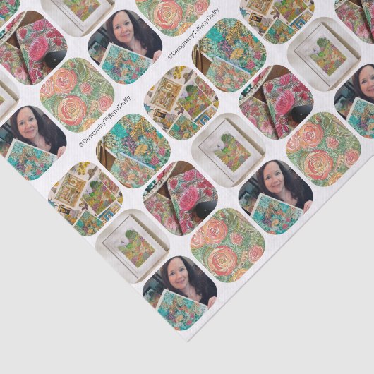 ソーシャルメディア写真テンプレートコラージュ 薄葉紙 (詳細)