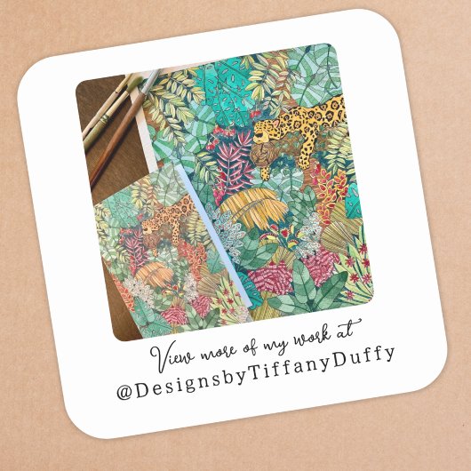 ソーシャルメディア写真テンプレートプロモーション スクエアシール