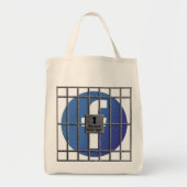 ソーシャルメディア刑務所 トートバッグ (正面)