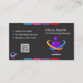 ソーシャルメディア名刺5 Pack of 100 名刺 (正面)