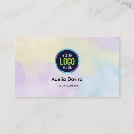 ソーシャルメディア向けのカスタムモダンなミニマリストロゴ 名刺 (裏面)