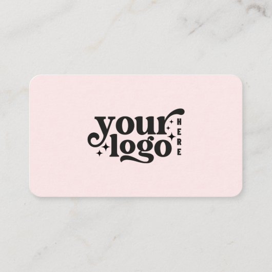 ソーシャルメディア情報ピンク連絡クに接続 名刺 (裏面)