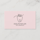 ソーシャルメディア歯科医師歯科クリニック歯のホワイトニング 名刺 (正面)