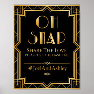 ソーシャルメディア結婚ハッシュタグの看板ポスター ポスター