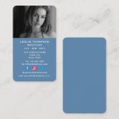 ソーシャルメディア美容師ビューティシアンバーティカル 名刺 (正面/裏面)