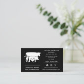 ソーシャルメディア肉肉市場カウピッグチキン 名刺 (スタンド正面)